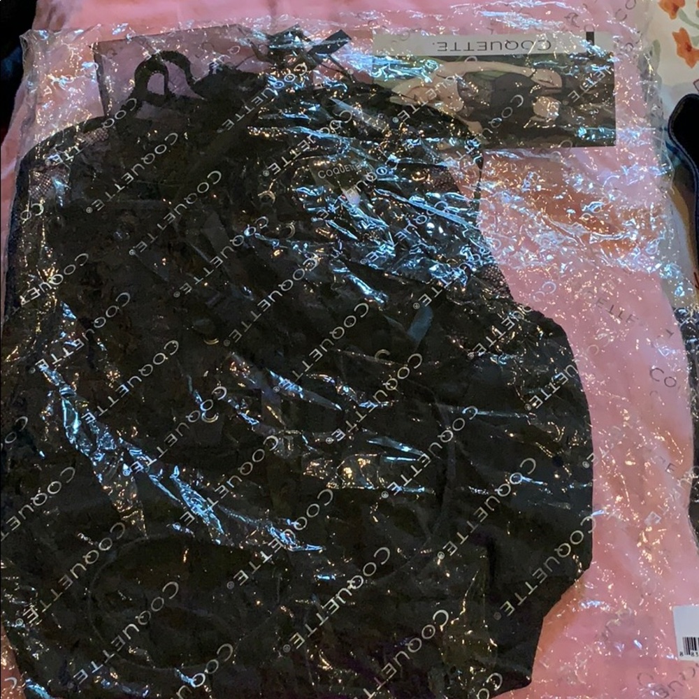 Coquette Corset black size large.